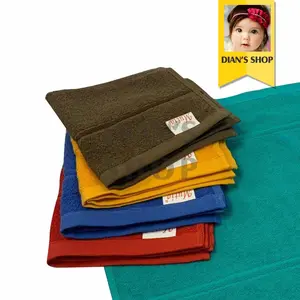 3Pcs Saputangan Handuk Pria Dewasa MUTIA Uk 30 x 30 Cm .