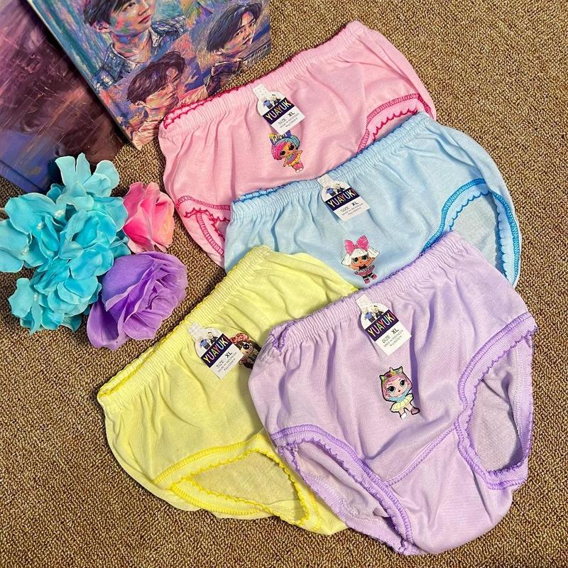 CELANA DALAM ANAK PEREMPUAN WARNA 1 ATAU 3 PCS KATUN HALUS 1