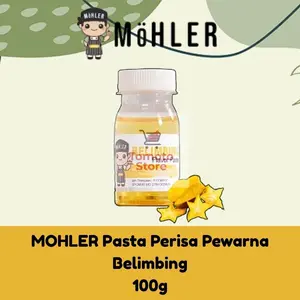 ✨ TOMOTOSTORE ✨MOHLER Pasta Perisa Pewarna Belimbing / Starfruit - 100 gr