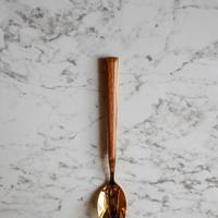 Gambar Brewsuniq - Wooden Accent Gold Tea Spoon / Sendok Teh Cantik Unik Estetik Minimalis Set Kitchenware dari Brewsuniq Store Kota Medan 3 Tokopedia