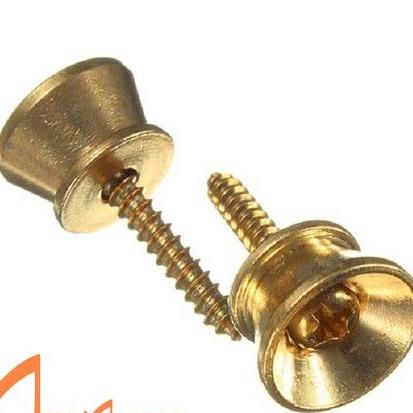 Nút Đeo Dây Đàn Guitar Nhỏ Bằng Thép Không Rỉ [Cặp] 0