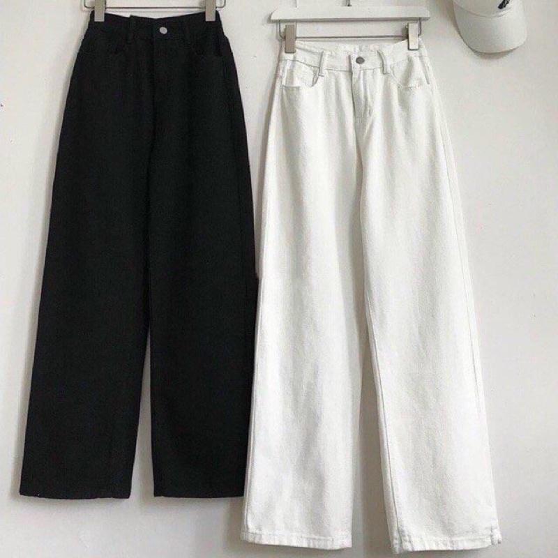 Quần kaki nữ ống suông bigsize lưng cao chất mềm mịn Ms106 Women