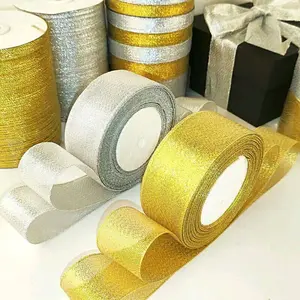 Pita Glitter 2.5 cm per roll 25 yard / Pita Gold / Pita Silver / Pita Glitter