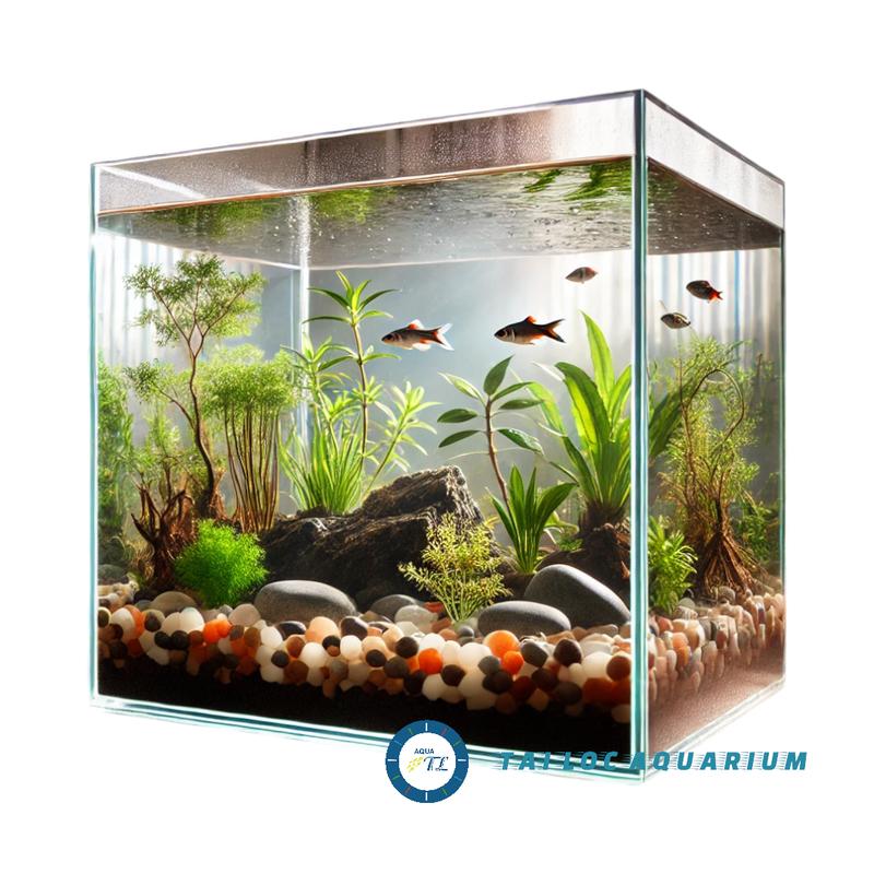 Bể kính siêu trong Cubic 20 20x20x20 cm : siêu trong siêu nét bể cá cảnh bể thủy sinh bể cá 20×20x20cm