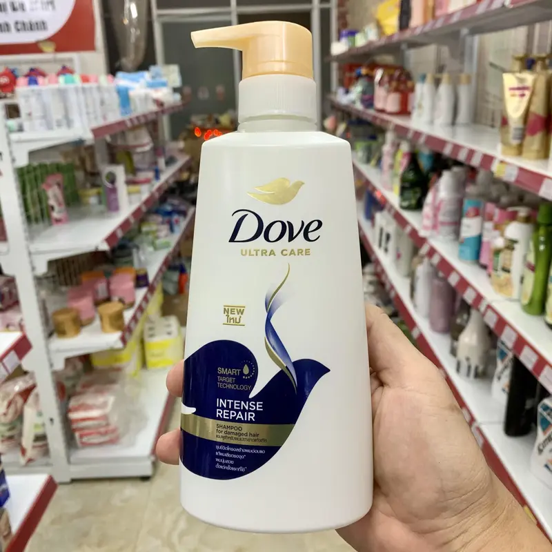 Combo Dầu Gội và dầu xả Phục Hồi Tóc Dove Thái Lan Intense Repair - 410ml/chai 1