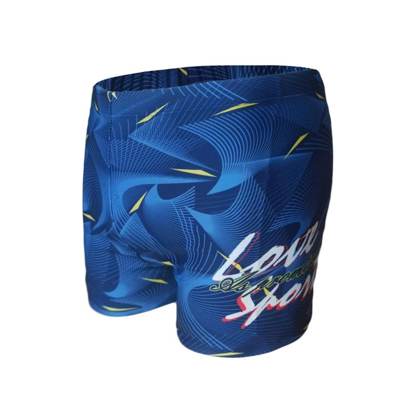 Product Introduction of Adult Men's Swimming Trunks Fashionable Printed Boxers plus-Sized plus Size Quick-Drying Swimming Equipment Hot Spring Swimming Trunks 8