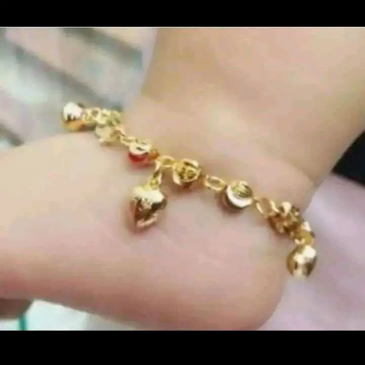 gelang kaki Anak model kerincing lonceng