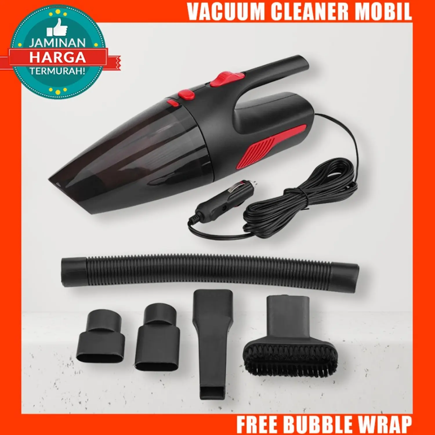 Vacuum Cleaner Mobil Penyedot Debu Car Pembersih Penghisap Kotoran 12V Listrik Membersihkan