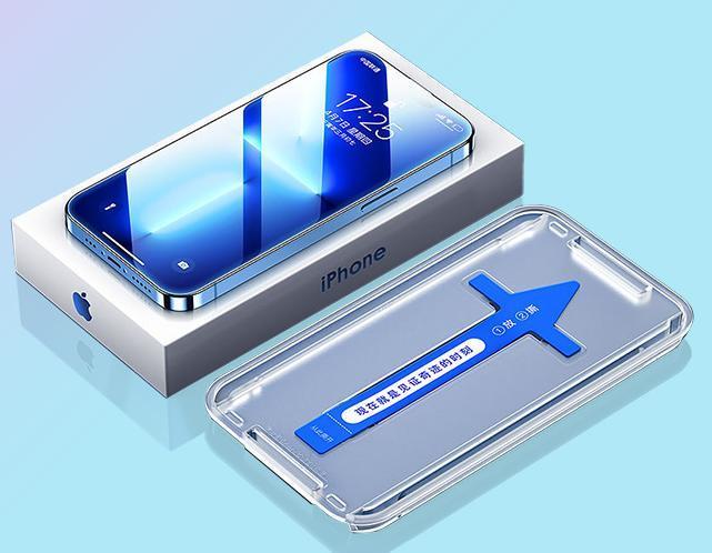 Product Introduction of For iPhone Automatic Alignment Auto-Dust Removal Kit Full Cover Tempered Glass For iPhone 11 12 13 14 15 16 PRO MAX XR XS MAX Accessories Protector Screen Protector Protection Smartphone 2