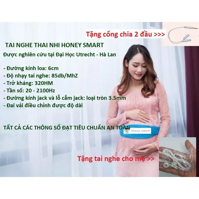 Tai nghe bà bầu dành cho đầu cắm IP (chuôi Vuông), hỗ trợ thai giáo, giúp thai nhi thông minh Nhét Tai Nghe Nhạc Kem Earphone Bluetooth tai  nghe tai  nghe