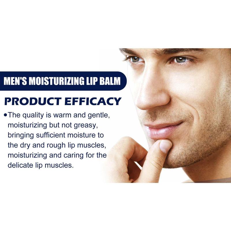 Product Introduction of Men's Moisturizing Lip Balm, Hydrating & Nourishing Lip Stick, Lip Moisturizer, Plumping Lip Cream Wand Suitable for Dry & Cracked Lips 7