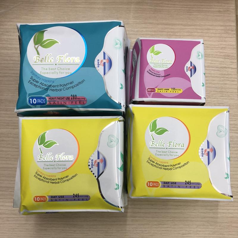 Product Introduction of Combo băng vệ sinh cotton BELLE FLORA 4 gói 1