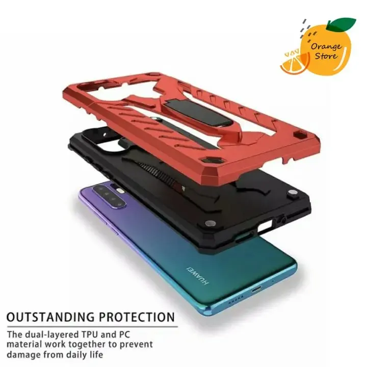 FOR ( SAMSUNG GALAXY A03 CORE) casing/hardcase Phantom Robot Kick Standing biru case 2