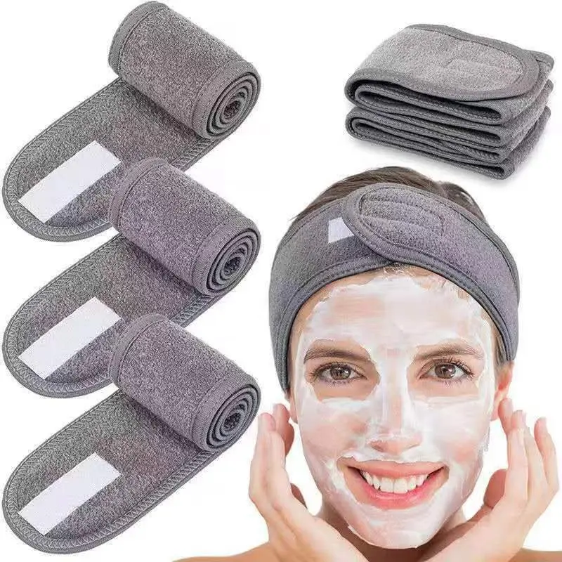Băng Đô Quấn Đầu Spa Thể Thao & Yoga, Ngăn Mồ Hôi - Chất Liệu Mềm Mại, Thoáng Khí, Thích Hợp Cho Tập Luyện 3