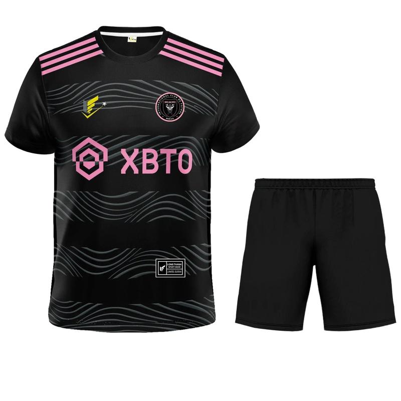 Bộ quần áo bóng đá, đồ đá banh Mi ami, thun lạnh cao cấp, Long Thanh Top Sport