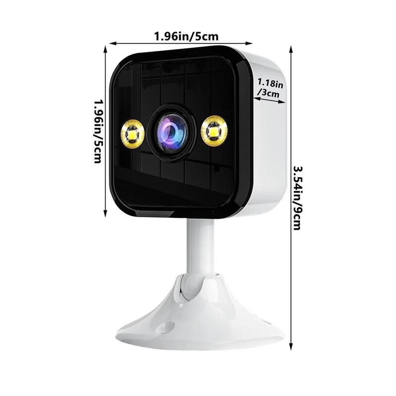 Square 1080P Night-Vision Security Camera, Indoor WiFi Camera, Motion-Detection Camera, 360° Home Security Camera, Mobile APP Control Camera, Smart Camera, Camera Wireless, Infrared Camera 3
