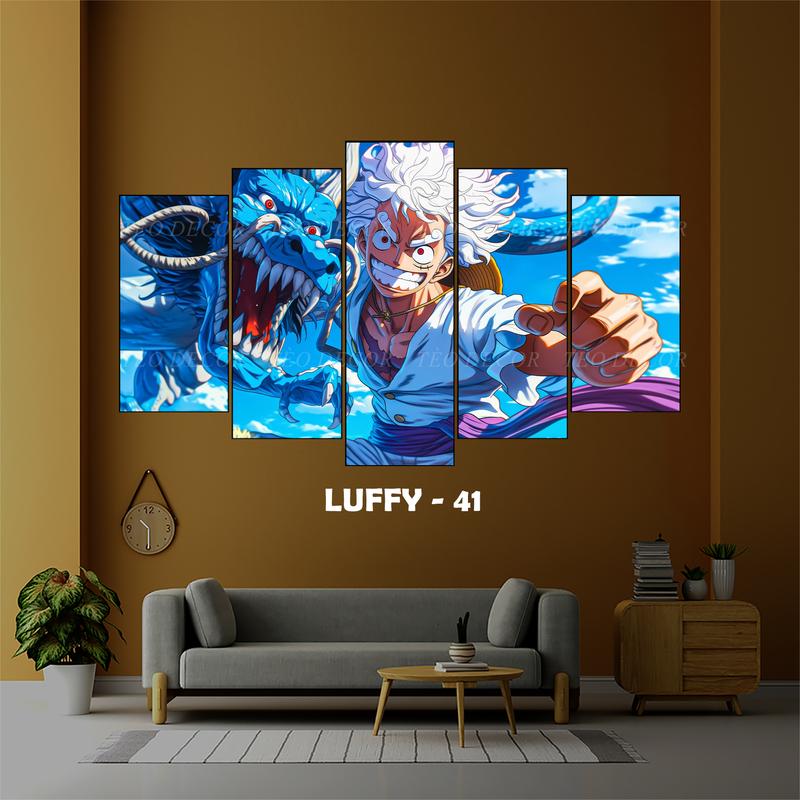 Tranh LUFFY HOT -  One piece Dán Tường cán Formex 5mm, Decor phòng ngủ, phòng khách, có sẵn keo chuyên dụng