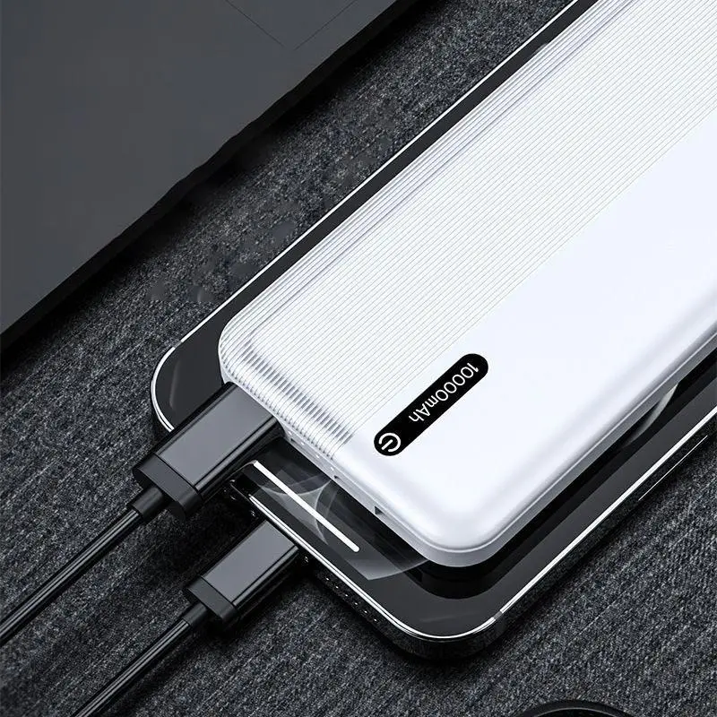 20K/10Kmah Power Bank with Micro & Type-C Inputs, Dual USB Outputs, LED Display Ultra-Portable for Travel, Daily Use, Compatible with iOS/Android & More 7