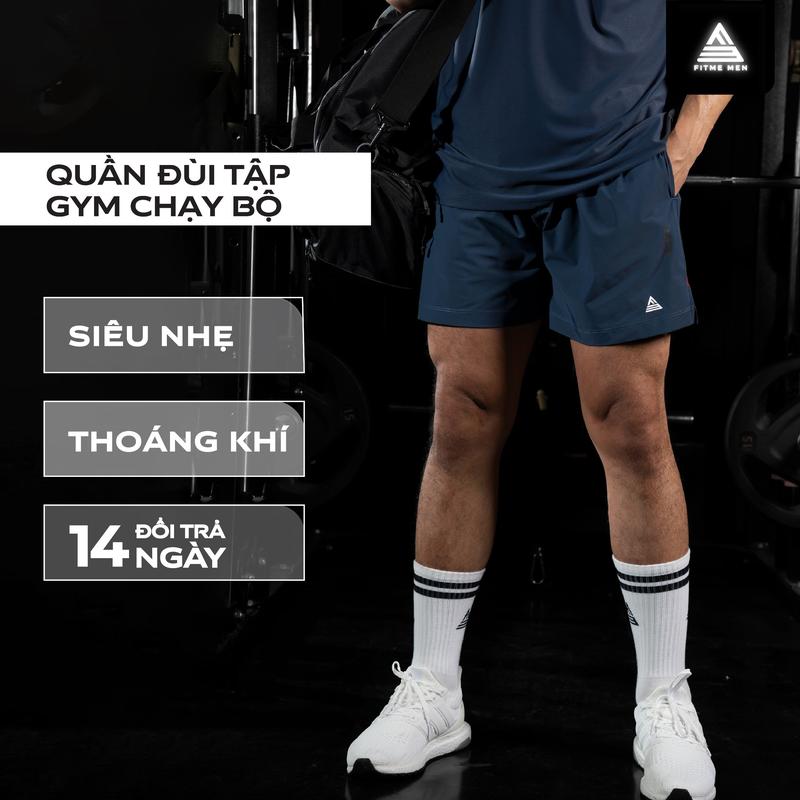 Quần đùi thể thao nam Fitme Ultralight tập gym chạy bộ siêu nhẹ thoáng khí QN1L04 1
