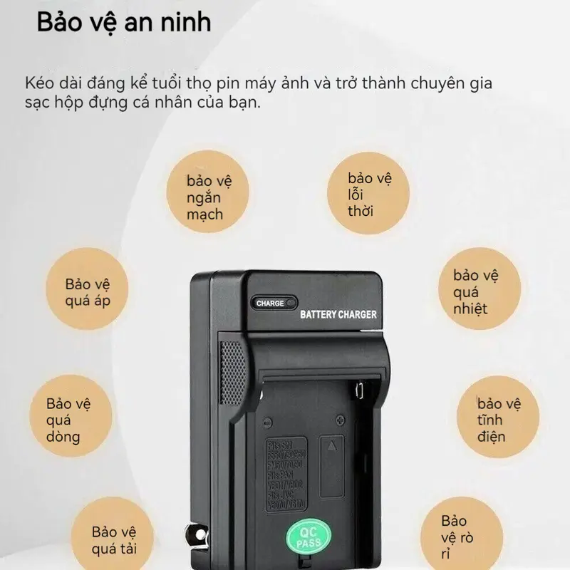 Bộ sạc pin máy ảnh, dành cho máy ảnh Olympus U5000, U5010, U7010, U7020 Phụ Kiện 1