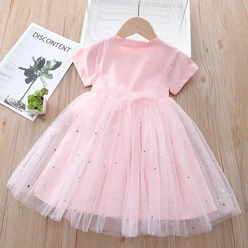 Váy Công Chúa Elsa, Dành Cho Bé Gái, Váy Mùa Hè, Phong Cách Phương Tây, Váy Trẻ Em, Cỡ Trẻ Em Nhỏ Thích Hợp Cho Bé Và Trẻ Em, Được Đánh Giá Tích Cực 90%, Được Phát Hành Vào Năm 2025 4