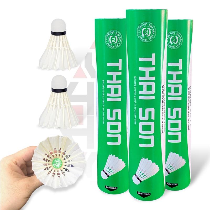 Cầu lông Thái Sơn ống 10 quả chuẩn thi đấu giá rẻ, cầu Thái Sơn Vợt Cầu Lông Sport 1