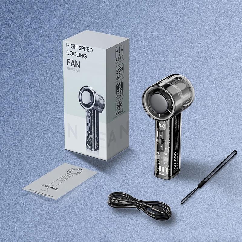 Quạt điều hòa cầm tay làm lạnh 16 độ thời gian sử dụng 30 giờ không ồn kích thước nhỏ máy  quạt  cầm  tay  mini 6
