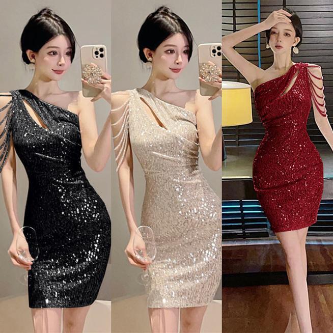 Váy Hạt Kim Sa, Thời Trang, Gợi Cảm, Ôm Sát, Thanh Lịch, Thích Hợp Cho Mùa Hè, Hàng Mới Về, Váy Midi Cô Gái Nóng Bỏng Của Phụ Nữ 0