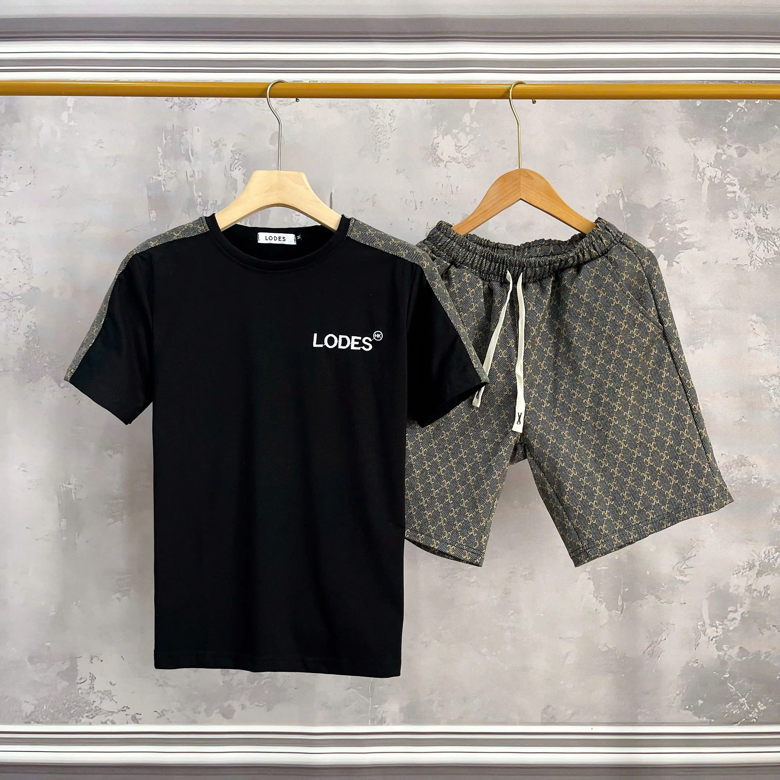 Set Đồ Nam Áo Thun Cổ Tròn, Quần Mặc Thoáng Mát Mẫu Mới Chất Xịn, Có Tách Set Menswear Cotton