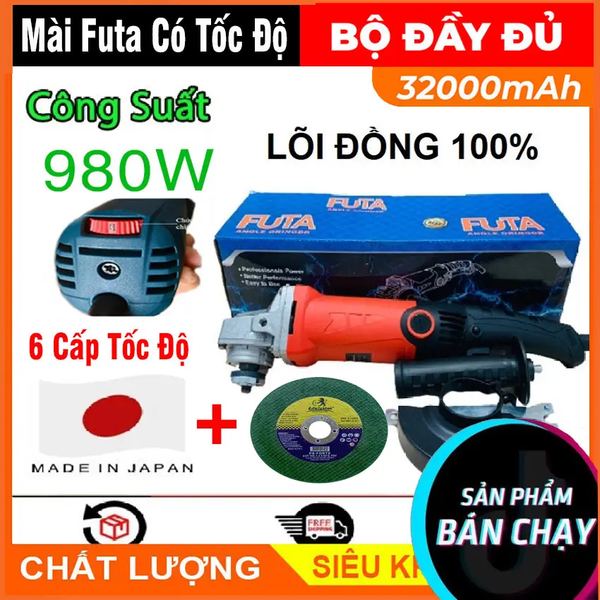 Máy Mài Nhật Bản Đuôi Dài Máy mài cắt 100% lõi đồng - Máy mài công suất lớn Máy cắt gạch cầm tay hiệu quả trong xây dựng,Mua máy mài cầm tay loại tốt giá rẻ máy  mài futa