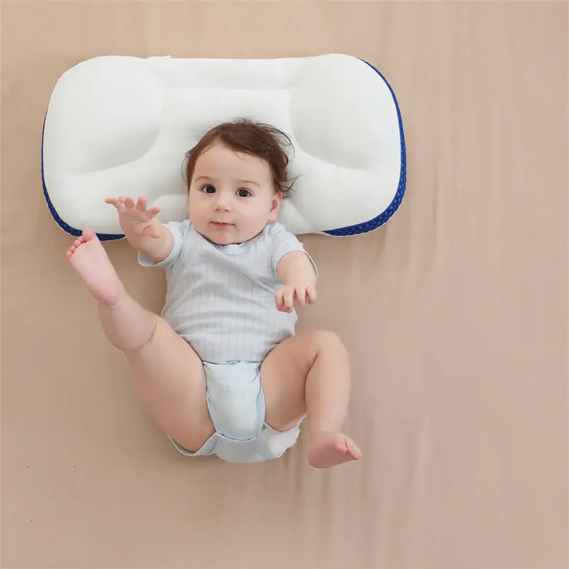 [Super Factory] Class A Pure Cotton Neck Pillow Children's Zoned Pillow 1-8 Years Old All-Season Spine Protection Pillow