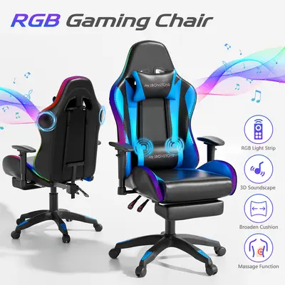 Gt Racing Chair Led Bluetooth Gaming Chair Gtracing Gaming Chair