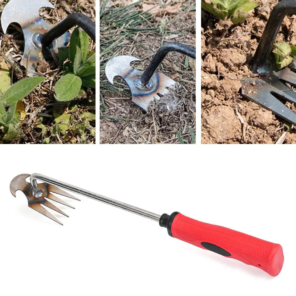 Weeding Artifact Weeding Artifact Four-tooth Hand-held Rake Weeding Small Small Vegetables I5O0