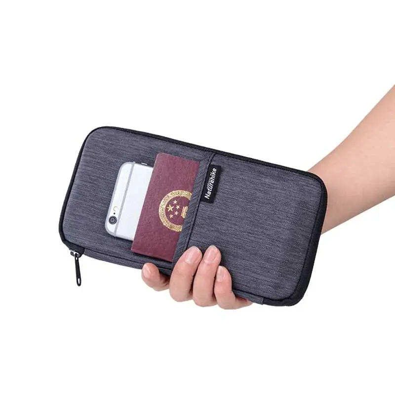 Naturehike Dompet Paspor dan Kartu Travel Wallet - NH17C001-B 4