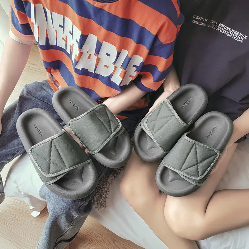 [Xinluo] 2558 Couple Style Coconut Fat Slippers Unisex Dad Loafers Bread Shoes