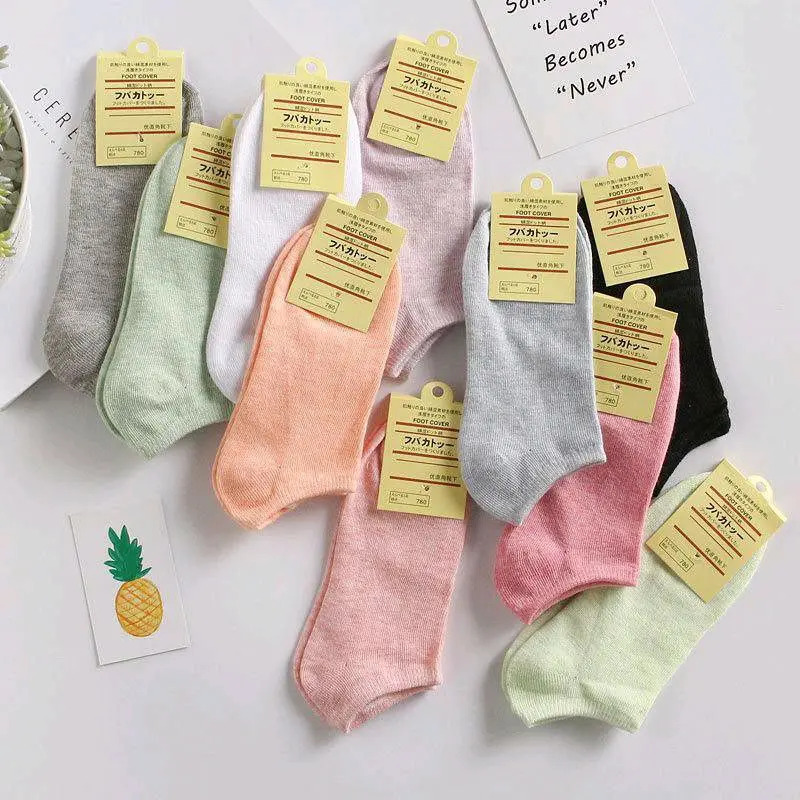 [IMPORT] Kaos Kaki Bahan adem Semata Kaki mata kaki cute Katun