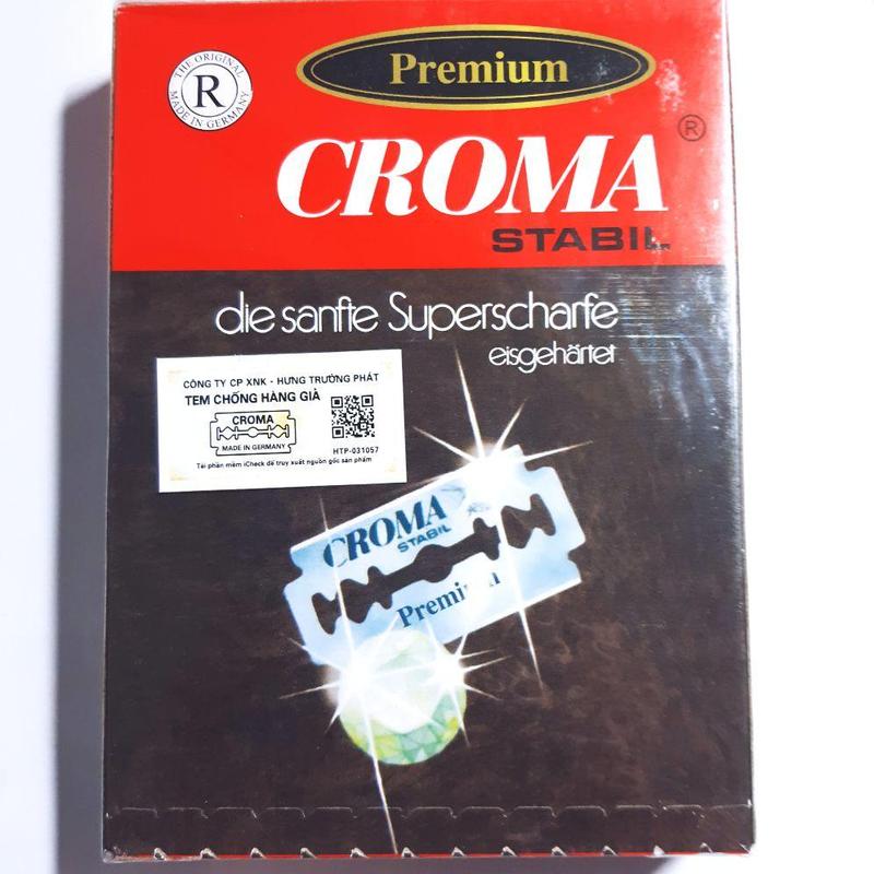  Hộp lớn 200 lưỡi dao lam croma cạo râu tóc đẹp 
