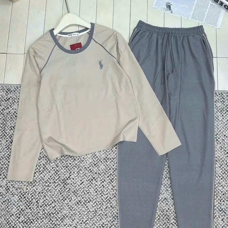Bộ Thu Đông Dài Tay Nữ Umi Xleo Cổ Tròn Phối Viền Thêu Ngựa - Chất Liệu Mềm, Mịn, Thoáng, Không Phai Mầu Women 7