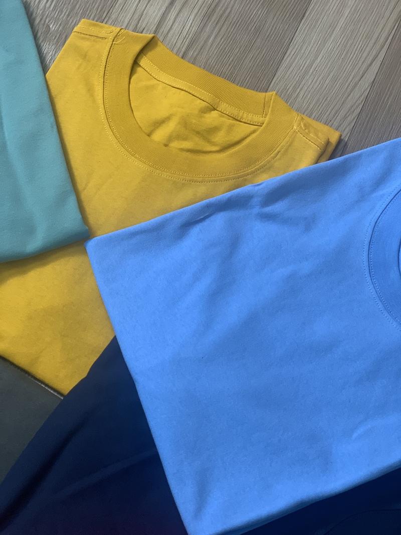 Product Introduction of PLM8 Áo thun trơn unisex, chất liệu vải thun cotton thoáng mát, định lượng vải dày dặn 250gsm 3