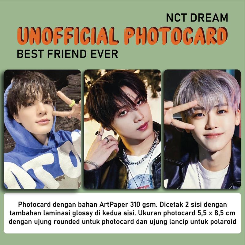 [UNOFFICIAL PHOTOCARD] NCT DREAM - BEST FRIEND EVER BFE 0