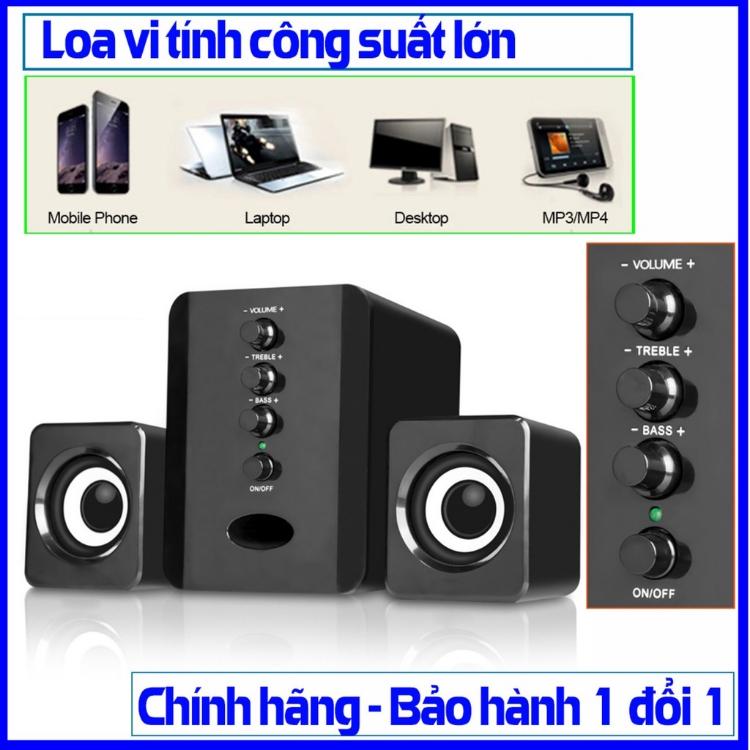 Loa Vi Tính Công Suất Lớn, Bộ Loa Máy Tính Mini USB SADA D202 Cao Cấp, Dàn Loa Vi Tính Nghe Nhạc, Âm Thanh Sống Động - Bảo hành 1 đổi 1 Củ Loa