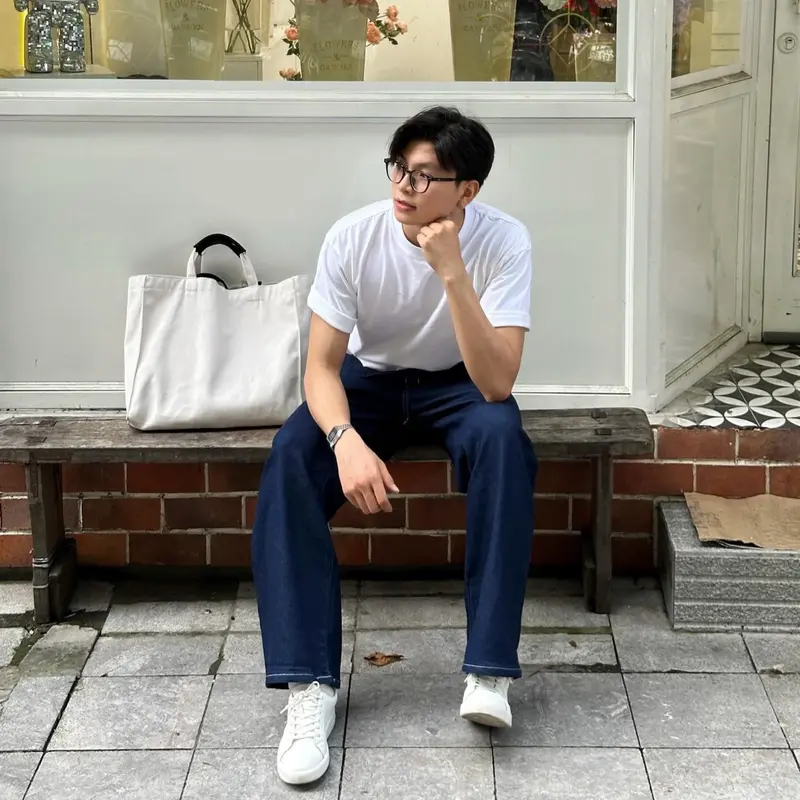 Quần Denim Dài Ống Suông Rộng GODMOTHER Quần Denim Pants Dáng Dài Chất Liệu Jean Phong Cách Trẻ Trung Menswear Nam Nữ 8