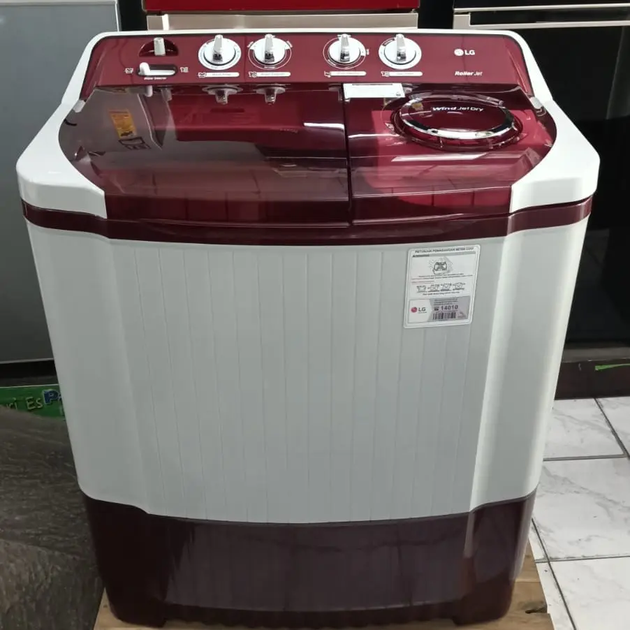 MESIN CUCI LG P-9050R/MESIN CUCI 2 TABUNG/MESIN CUCI MURAH/MESIN CUCI 9 KG