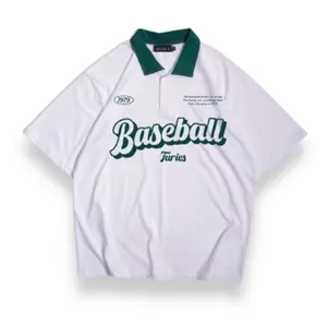 T-shirt Oversized Rugby Lengan Pendek Motif BASEBALL FURIES Combed