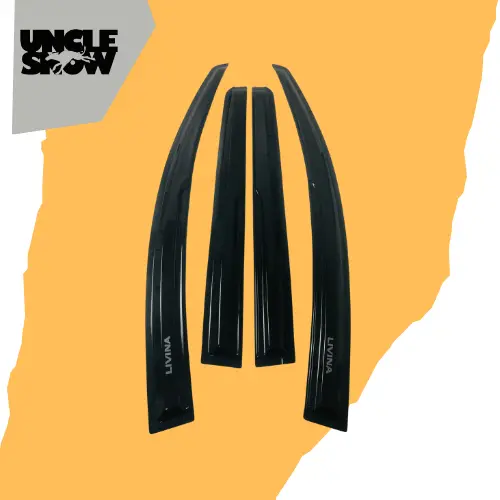 Rain Visor Nissan Livina 2023 - 2024 Mugen Window Guard Black Glossy IM