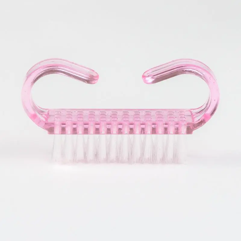 Cleaning Nail Brushes Tools Colorful Plastic Dust Cleaner Brushes Nail Art Manicure Pedicure Powder Soft Remover Brush