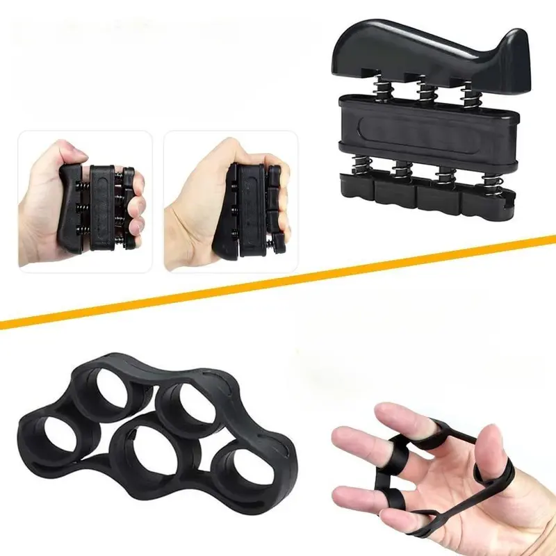 Adjustable Grip Strength Trainer Set, 5 Counts/set Finger Strength Training Tool, Hand Strength Training Equipment for Home Gym Workout, Father's Day Gifts 3