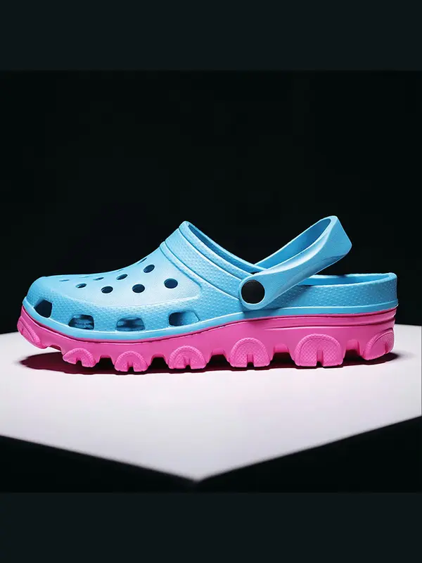 Women's Fashionable Plain Color Clogs, Casual Comfortable Breathable Lightweight Slides, All-match Garden Shoes for Daily Wear, Girl 4
