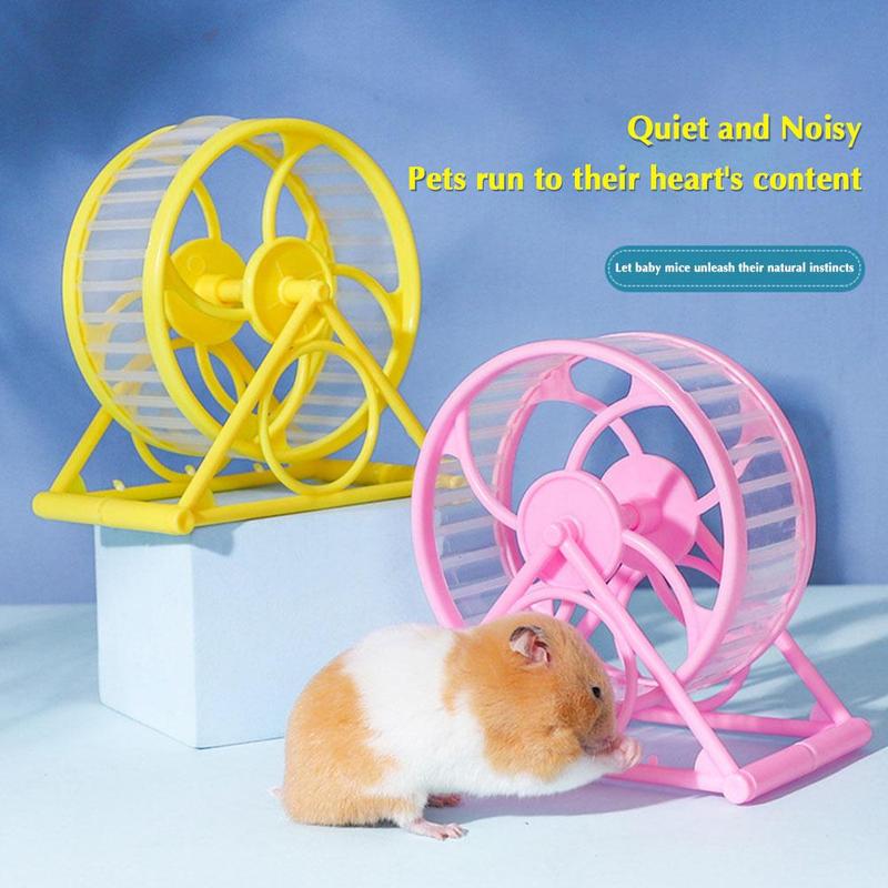 Product Introduction of 1pc Hamster Non-snagging Running Wheel Hamster Silent Relief Running Hamster Stress Wheel Toy Z3C7 22