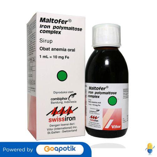 Gambar MALTOFER SYRUP ISI 150 ML BOTOL dari Apotek Zada Farma by GoApotik Kota Bandung Tokopedia